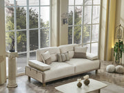 Verona Convertible Loveseat in Cream - 200-MAX-VER-GIR03-GIR05-2