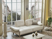 Verona Convertible Loveseat in Cream - 200-MAX-VER-GIR03-GIR05-2