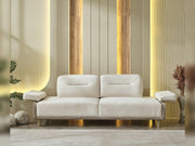 Verona Convertible Loveseat in Cream - 200-MAX-VER-GIR03-GIR05-2