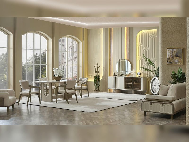 Verona Dining Table - 200-MAX-VER-DT-6
