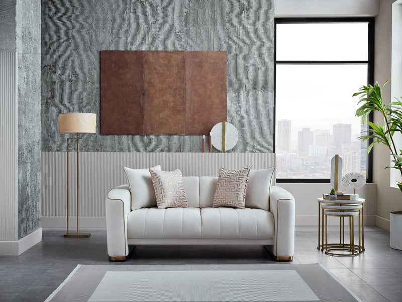 Veronica Sleeper (Merit Cream) Living Room Set - DMV FurnitureLiving Room Set