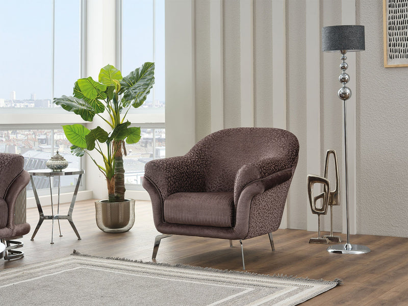 Versace Chair Dark Grey in Dark Grey - 101-VER-STAR14245-B