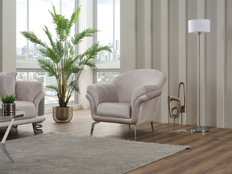 Versace Chair Light Grey in Light Grey - 101-VER-STAR14244-B