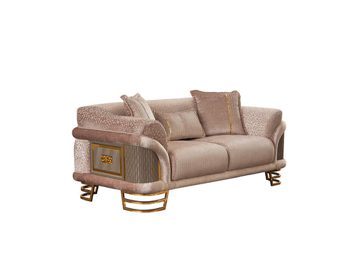 Versace Stationary Loveseat Cream in Cream - 101-VER-STAR13553-2