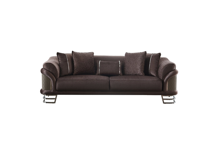 Versace Stationary Sofa Dark Grey in Dark Grey - 101-VER-STAR14245-3