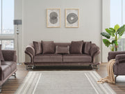 Versace Stationary Sofa Dark Grey in Dark Grey - 101-VER-STAR14245-3