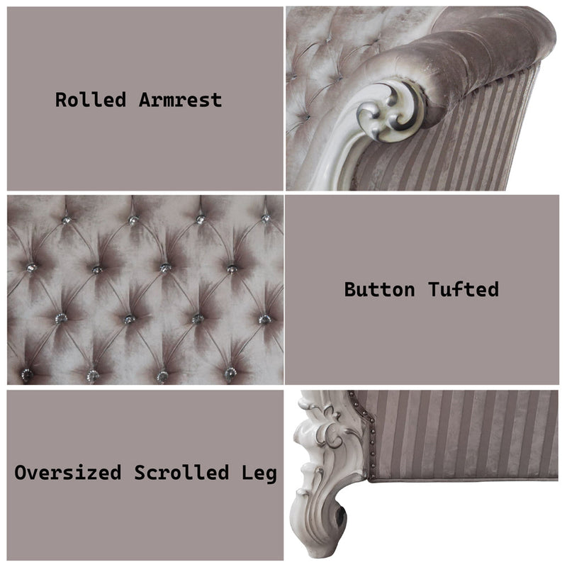 Versailles Loveseat W/5 Pillows - LV01395