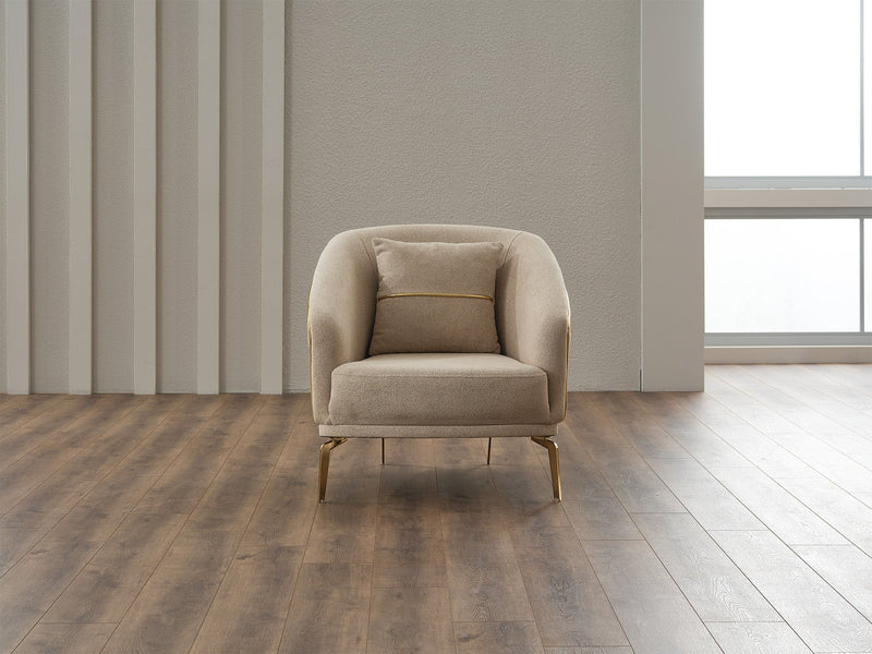 Victoria Chair Cream in Cream - 101-VIC-GIR03-B