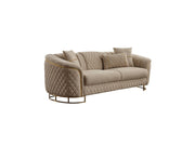 Victoria Stationary Sofa Cream in Cream - 101-VIC-GIR03-3