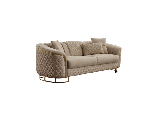Victoria Stationary Sofa Cream in Cream - 101-VIC-GIR03-3