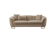 Victoria Stationary Sofa Cream in Cream - 101-VIC-GIR03-3
