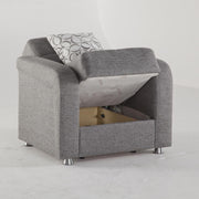 Vision 3 Seat Sleeper (Diego Gray) 1 Piece - DMV FurnitureSleeper Sofa