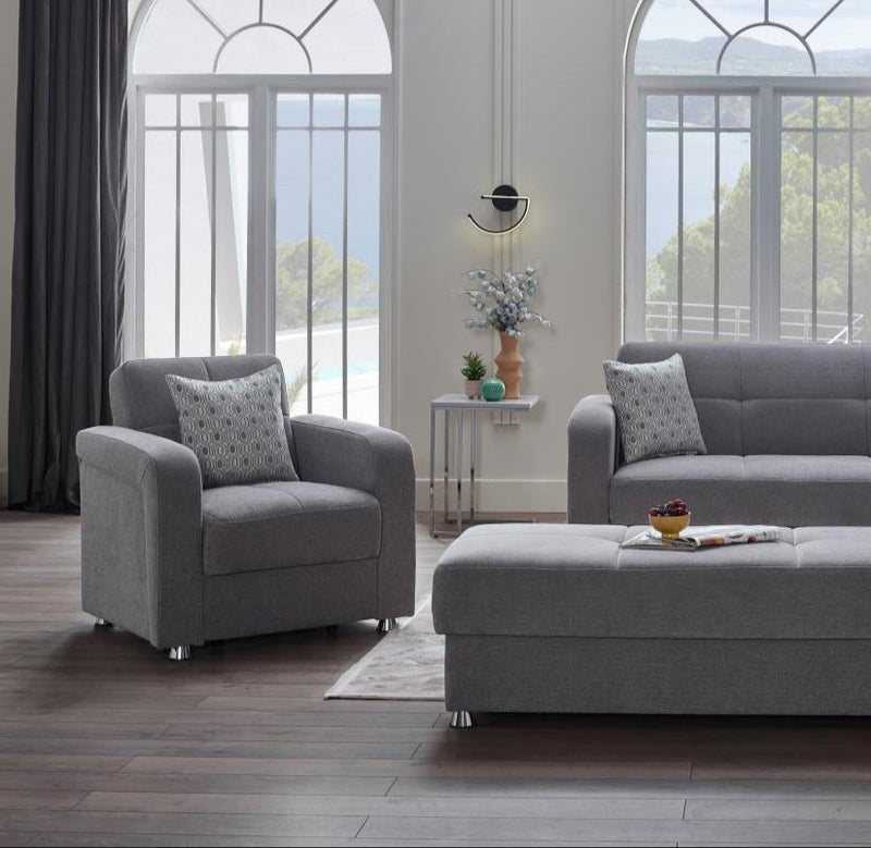 Vision Armchair (Koopsi Gray) - DMV FurnitureLiving Room Chair