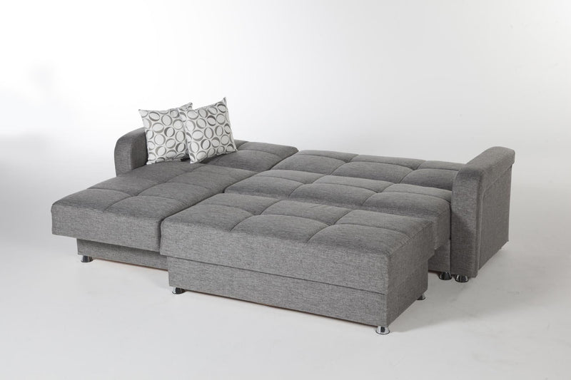 Vision Ottoman (Diego Gray) 1 Piece - DMV FurnitureOttoman