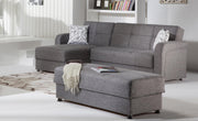 Vision Ottoman (Diego Gray) 1 Piece - DMV FurnitureOttoman