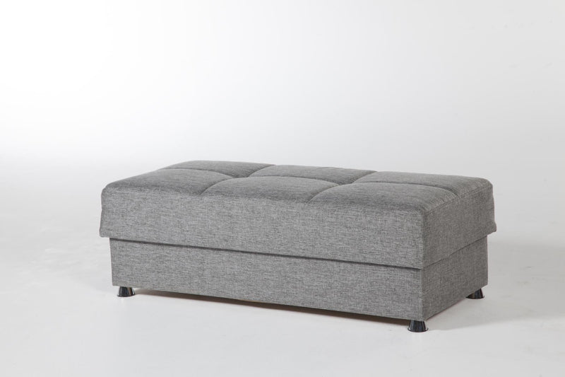 Vision Ottoman (Diego Gray) 1 Piece - DMV FurnitureOttoman