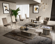 Volare Dining Room Grey Set - DMV Furniture