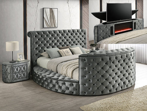 Voltare Night Stand Grey - 5212GY-2
