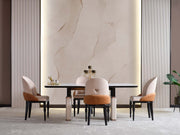 Voyance Diningroom (Dining Table & 6 Dining Chair) - 115-VOY-DT-6-SET