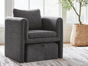 Vreni Charcoal/Black Accent Chair - A3000754