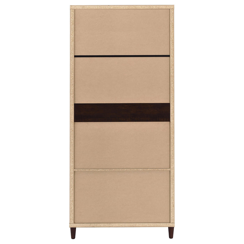 Wadeline 2-door Tall Accent Storage Cabinet Rustic Tobacco - 950724