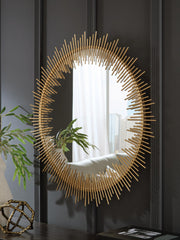 Wainport Gold Finish Accent Mirror - A8010405