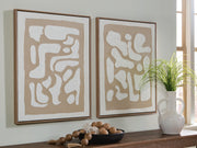Waldett Beige/White Wall Art (Set of 2) - A8000503