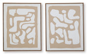 Waldett Beige/White Wall Art (Set of 2) - A8000503