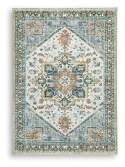 Wallney Multi 5' x 7' Memory Foam Area Rug - R407492