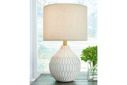 Wardmont White Table Lamp - DMV FurnitureTable Lamp