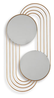 Warrenley Gold Finish Accent Mirror - A8010401