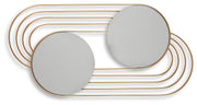 Warrenley Gold Finish Accent Mirror - A8010401