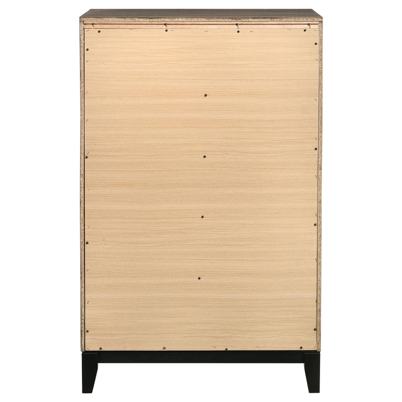 Watson 5-drawer Bedroom Chest Grey Oak - 212425