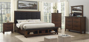 Watson Brown Upholstered Storage Panel Bedroom Set - DMV FurnitureBedroom Set