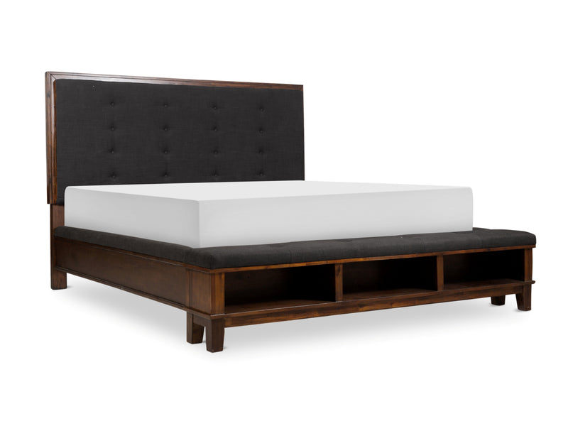 Watson Brown Upholstered Storage Panel Bedroom Set - DMV FurnitureBedroom Set