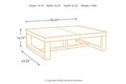 Watson Dark Brown Coffee Table - DMV FurnitureCoffee Table