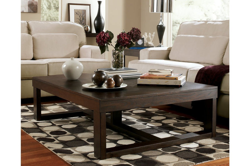 Watson Dark Brown Coffee Table - DMV FurnitureCoffee Table