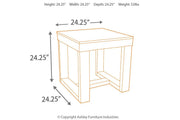 Watson Dark Brown End Table - DMV FurnitureEnd Table