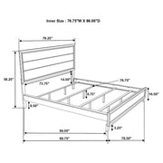 Watson Five-piece California King Bedroom Set Grey Oak - 212421KW-S5