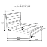 Watson Five-piece Full Bedroom Set Grey Oak - 212421F-S5