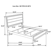 Watson Five-piece Queen Bedroom Set Grey Oak - 212421Q-S5