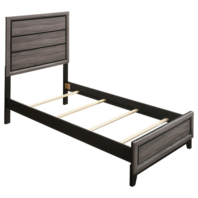 Watson Five-piece Twin Bedroom Set Grey Oak - 212421T-S5
