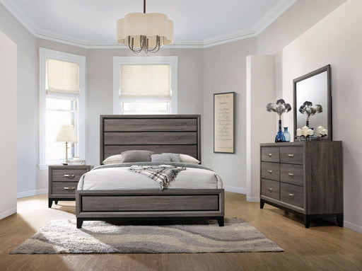Watson Four-piece Queen Bedroom Set Grey Oak - 212421Q-S4