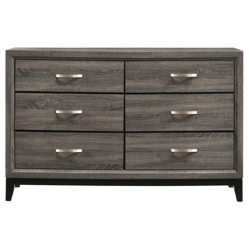 Watson Four-piece Queen Bedroom Set Grey Oak - 212421Q-S4
