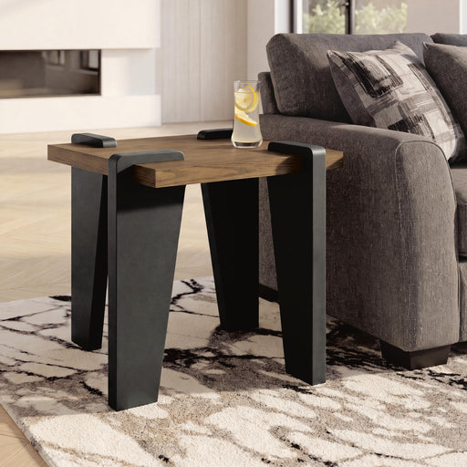Weathermore Brown/Black End Table - T531-2