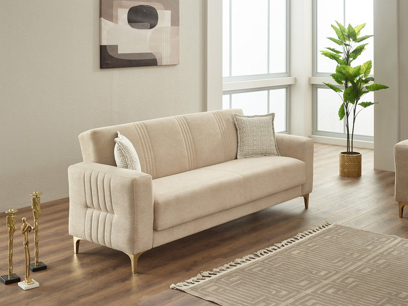 Wedy Convertible Loveseat in Cream - 200-SIM-WED-GIRNE03-2