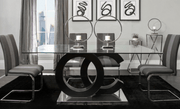 Wells Gray/Black Dining Set - DMV FurnitureDining Room Set