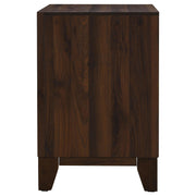 Welsley 2-drawer Nightstand Bedside Table Walnut - 223442