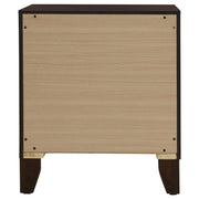 Welsley 2-drawer Nightstand Bedside Table Walnut - 223442