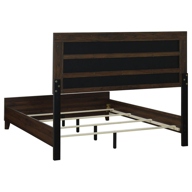 Welsley 4-piece Eastern King Bedroom Set Walnut - 223441KE-S4